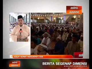 Solat Sunat Aidiladha 1436 Hijrah