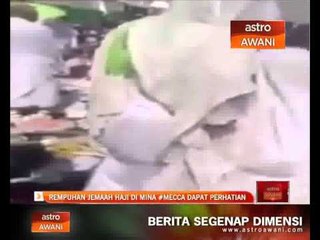 Rempuhan jemaah haji di Mina #Mecca dapat perhatian