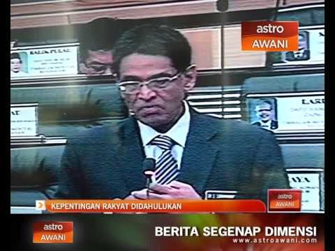Kepentingan rakyat didahulukan