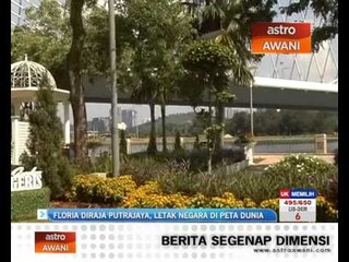 Flora Diraja Putrajaya, letak negara di peta dunia