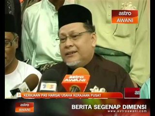 Скачать видео: Kerajaan PAS hargai usaha kerajaan pusat