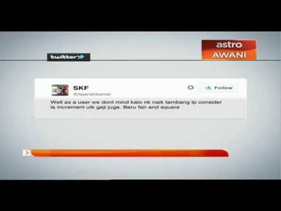 Pelarasan tambang baru: Reaksi di media sosial