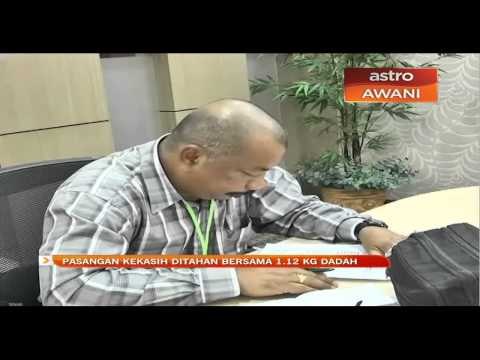 Pasangan kekasih ditahan bersama 1.12 kg dadah