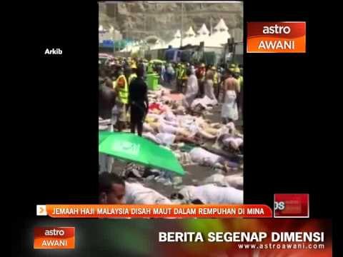Jemaah haji Malaysia disah maut dalam rempuhan di Mina