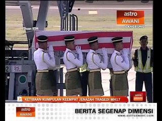 Ketibaan kumpulan keempat jenazah tragedi MH17
