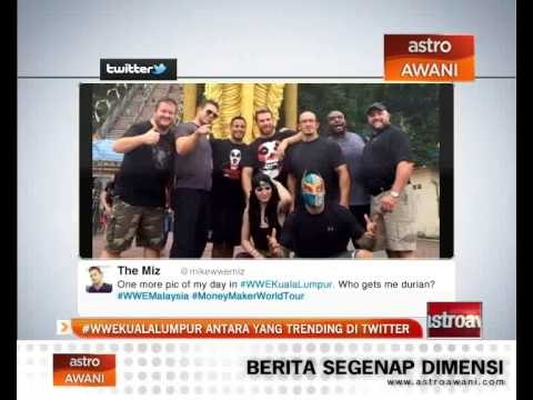 #WWEKuala Lumpur antara yang trending di Twitter
