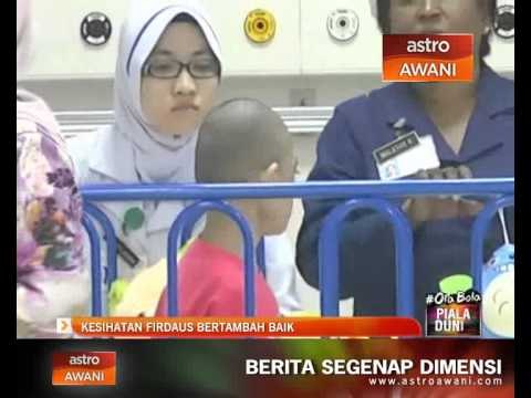 Kesihatan Firdaus bertambah baik