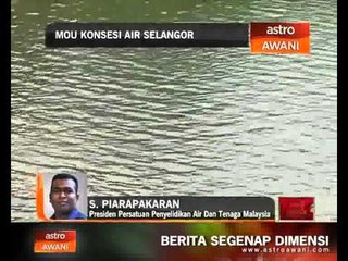 MoU konsesi air Selangor