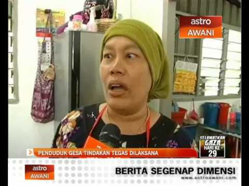Penduduk gesa tindakan tegas dilaksana