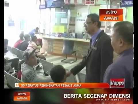 50 Peratus peningkatan pesakit asma