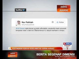 Pentingkah kerusi keselamatan kanak-kanak?