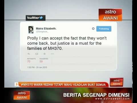 MH370: Maira redha tetapi mahu keadilan buat semua ahli keluarga