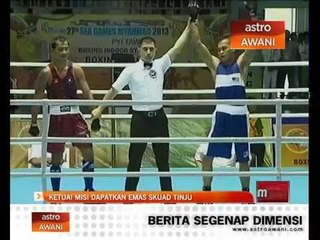 Ketua misi dapatkan emas skuad tinju