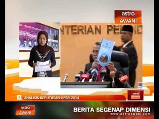 Analisis keputusan UPSR 2014