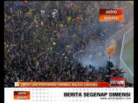 Empat lagi penyokong Harimau Malaya didakwa