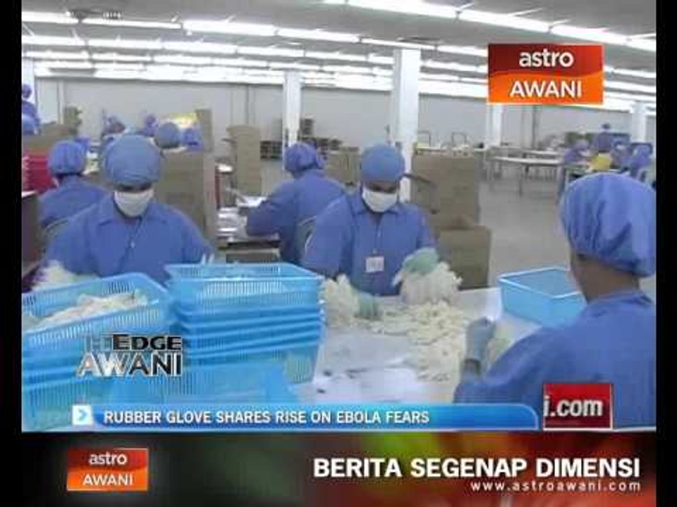 Rubber gloves shares rise on EBOLA fears