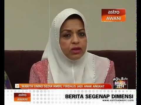 Wanita UMNO sedia ambil Firdaus sebagai anak angkat - Shahrizat
