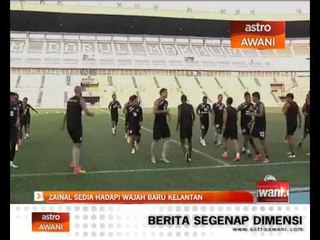 Скачать видео: Zainal sedia hadapi wajah baru Kelantan