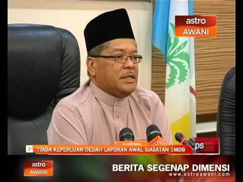 Tiada keperluan dedah laporan awal siasatan 1MDB