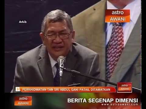 Perkhidmatan Tan Sri Abdul Gani Patail ditamatkan