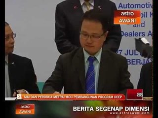 MAI dan Perodua meterai MoU pembangunan program DEEP