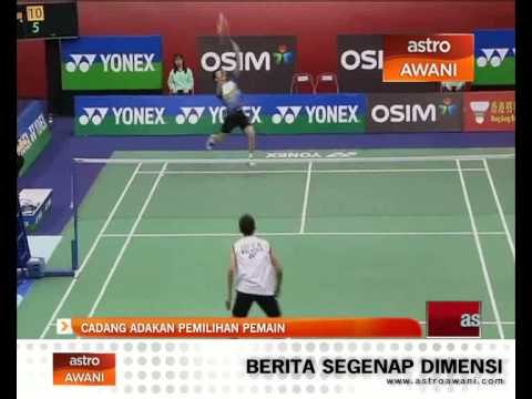 Cadangan adakan pemilihan pemain ke Kejohanan Badminton Dunia