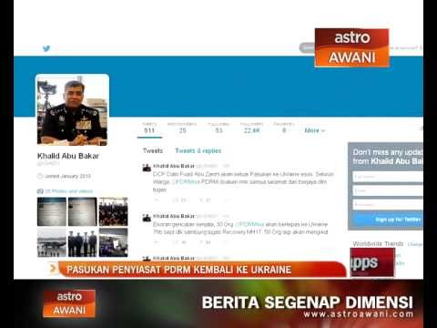 Pasukan penyiasat PDRM kembali ke Ukraine