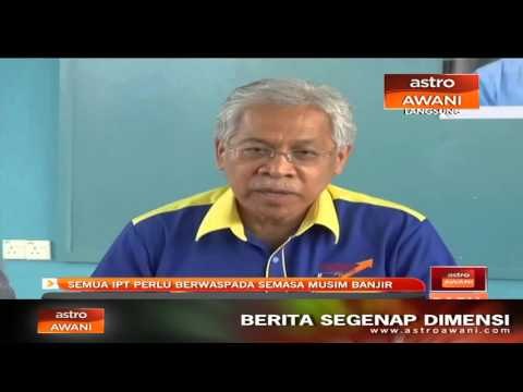 Semua IPT perlu berwaspada semasa musim banjir