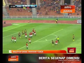 Malaysia gagal jinakkan Yemen