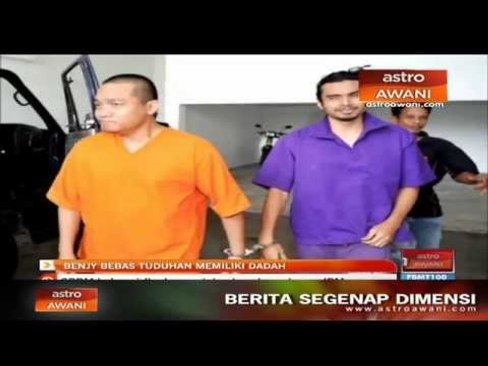 Benjy bebas tuduhan memiliki dadah