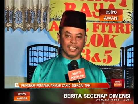 Program pertama Ahmad Zahid sebagai TPM