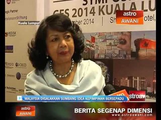 Malaysia digalakkan sumbang idea kepimpinan bersepadu