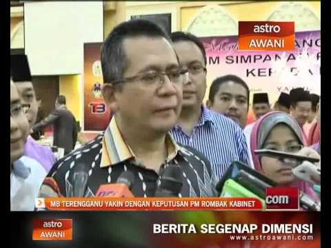 MB Terengganu yakin keputusan PM rombak kabinet