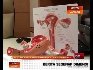 Kejayaan wanita menggunakan IVF 30 hingga 50 peratus