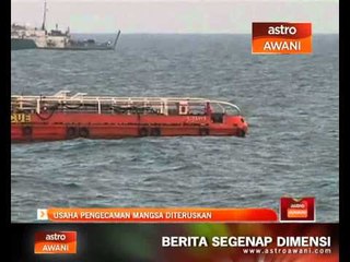 Usaha pengecaman mangsa diteruskan