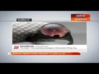Misteri cincin Viking dengan tulisan kalimah Allah