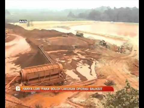Hanya lori 'Paka' boleh lakukan operasi bauksit