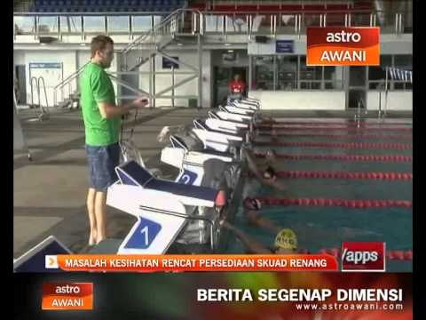 Masalah kesihatan rencat persediaan skuad renang