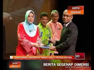 Penyelidikan,penerbitan tingkat kualiti produk sastera