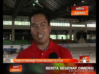 Peserta dressage tekad melakar kejutan