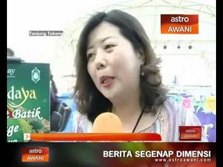 Lukisan batik tangan terpanjang diiktiraf MBOR