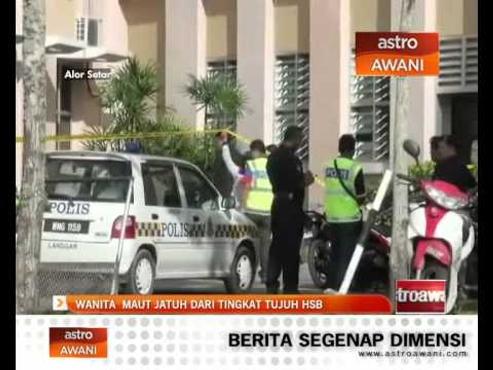 Wanita maut jatuh dari tingkat tujuh HSB