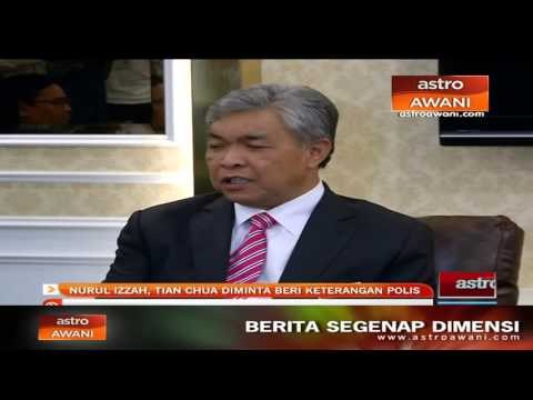 Nurul Izzah, Tian Chua diminta beri keterangan polis