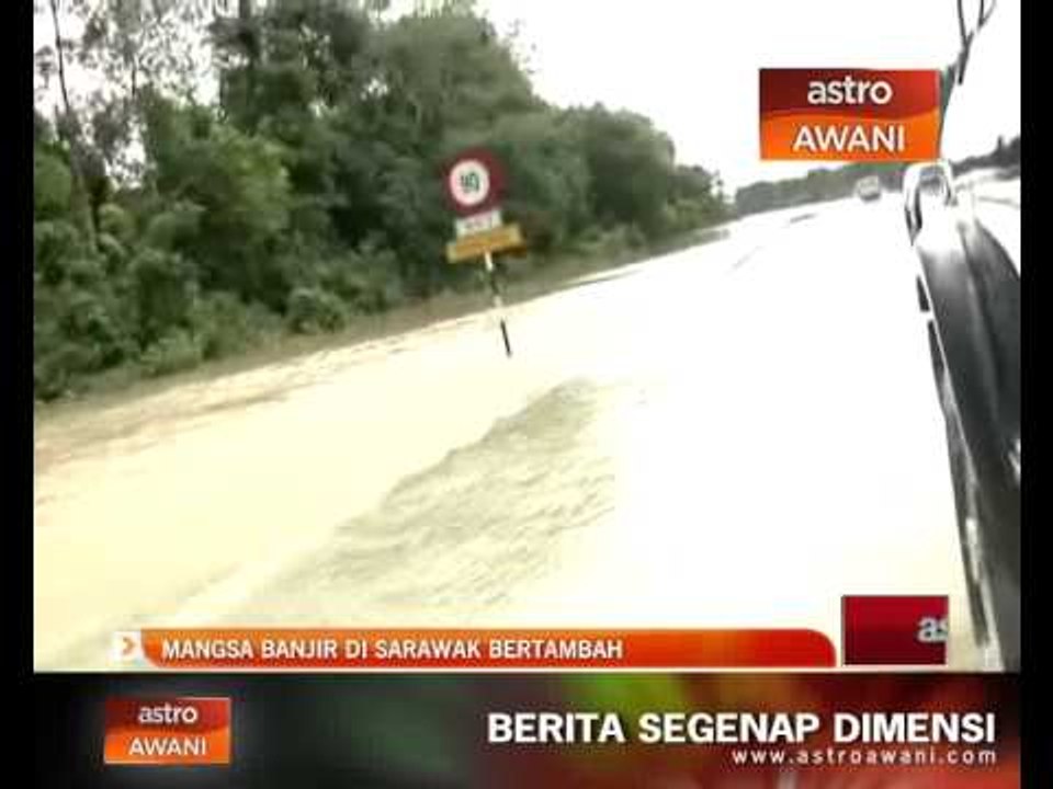 Mangsa banjir di Sarawak bertambah
