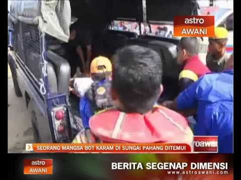 Seorang mangsa bot karam di Sg. Pahang ditemui