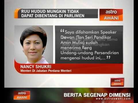 RUU hudud mungkin tidak dapat dibentang di Parlimen