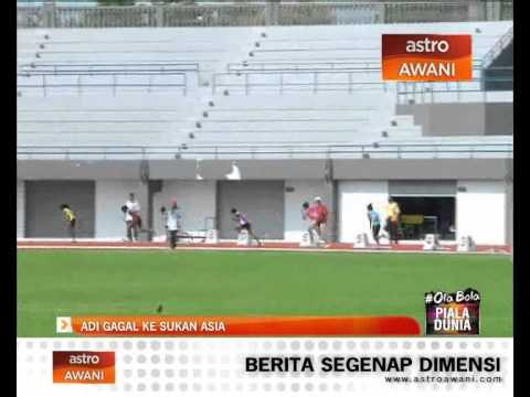 Adli gagal ke Sukan Asia