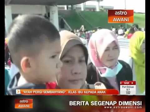 Ayah pergi sembahyang , jelas ibu kepada anak