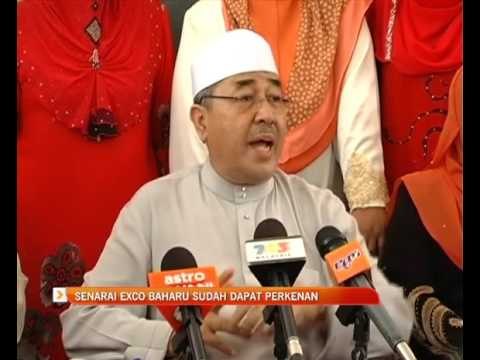 Senarai exco baharu sudah dapat perkenan