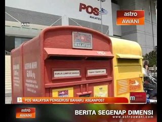 Pos Malaysia pengerusi baharu Aseanpost